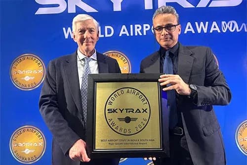 Best Airport Staff in India & South Asia 2026 Award by Skytrax.