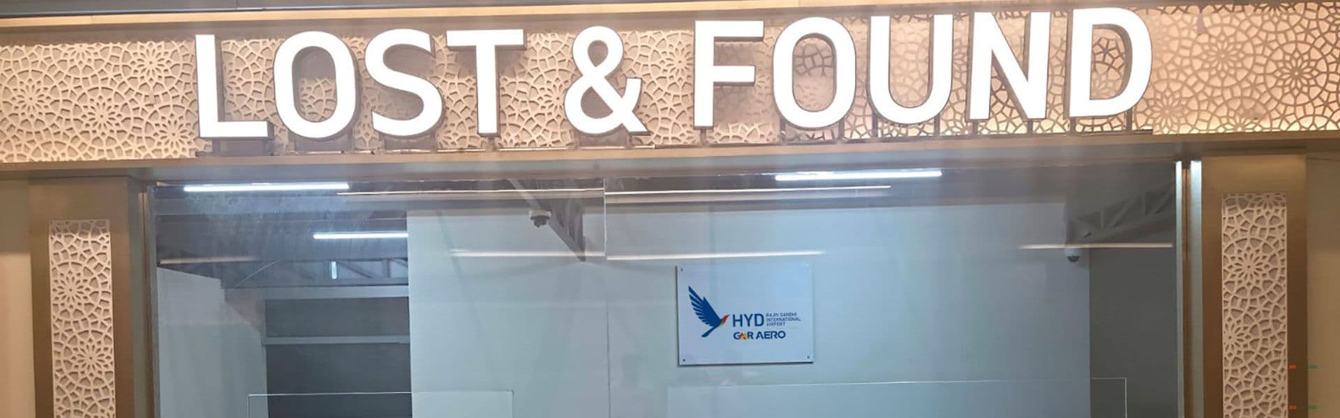 Lost & Found - Rajiv Gandhi International Airport