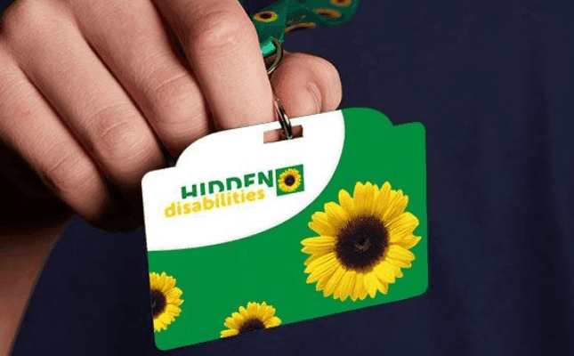 Hidden disability ID card image